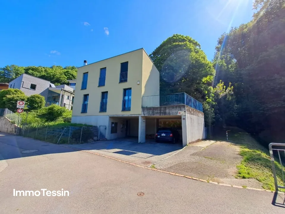 Villa d'architecte Minergie neuve et spacieuse avec jardin et vue panoramique dans un lieu populaire près de Lugano