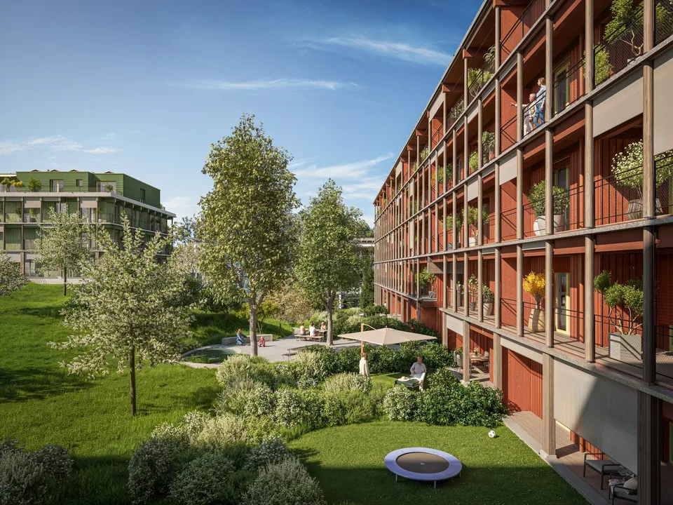 Familienfreundliche 4 ½-Zimmer-Maisonette-Wohnung mit Garten