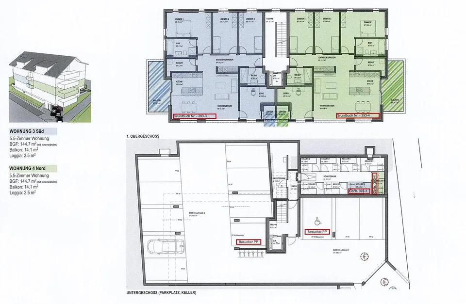 Appartement en propriété de 5,5 pièces avec terrasse et loggia – photo 10 sur 11