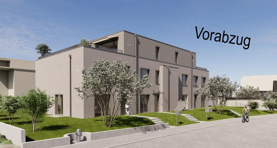 Vivere sul ruscello nell'idillico Hendschiken con buoni collegamenti a Lenzburg, Aarau e Zurigo
