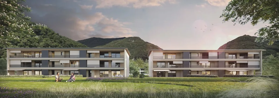 Residenza Monte Gaggio - Appartamento 4,5 Locali con giardino - B 15