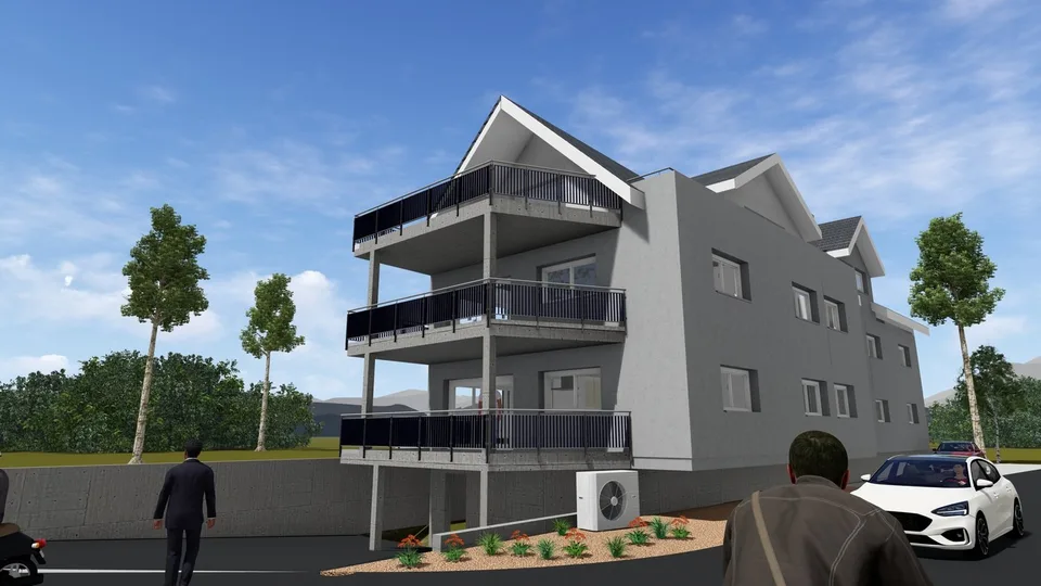 Costruzione esclusiva: appartamento di 3,5 locali con balcone