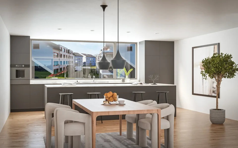 Exklusive 4.5-Zimmerwohnung im 2. Obergeschoss – Licht, Eleganz und Ausblick