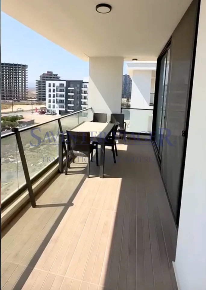 Appartement très récent   2+1, à 5 min de la plage.