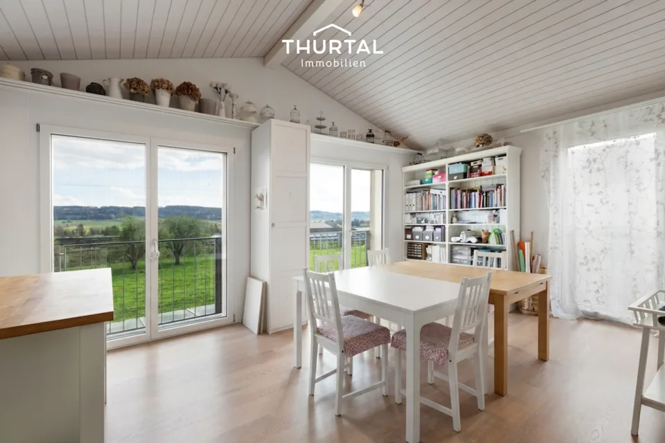 Habitation moderne avec vue sur le Säntis