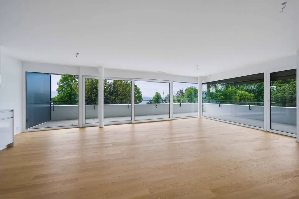 Appartement neuf de standing - 4.5 pièces en angle avec balcon de 76m² - Vue lac
