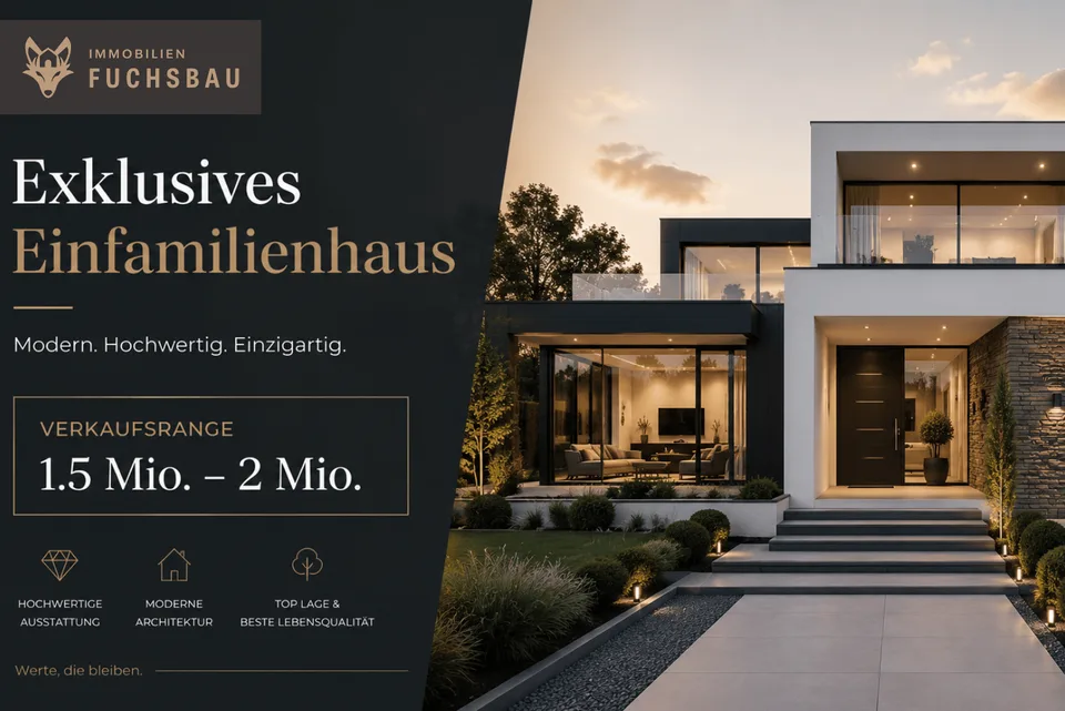 Architektonisches Wohlfühlhaus an exklusiver Südhanglage