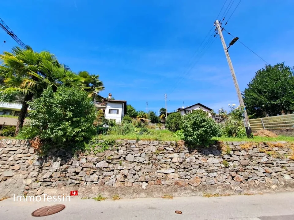 Bauland an schöner & ruhiger Lage mit Weitsicht in Monteggio mit Projekt zum top Preis – photo 7 sur 7