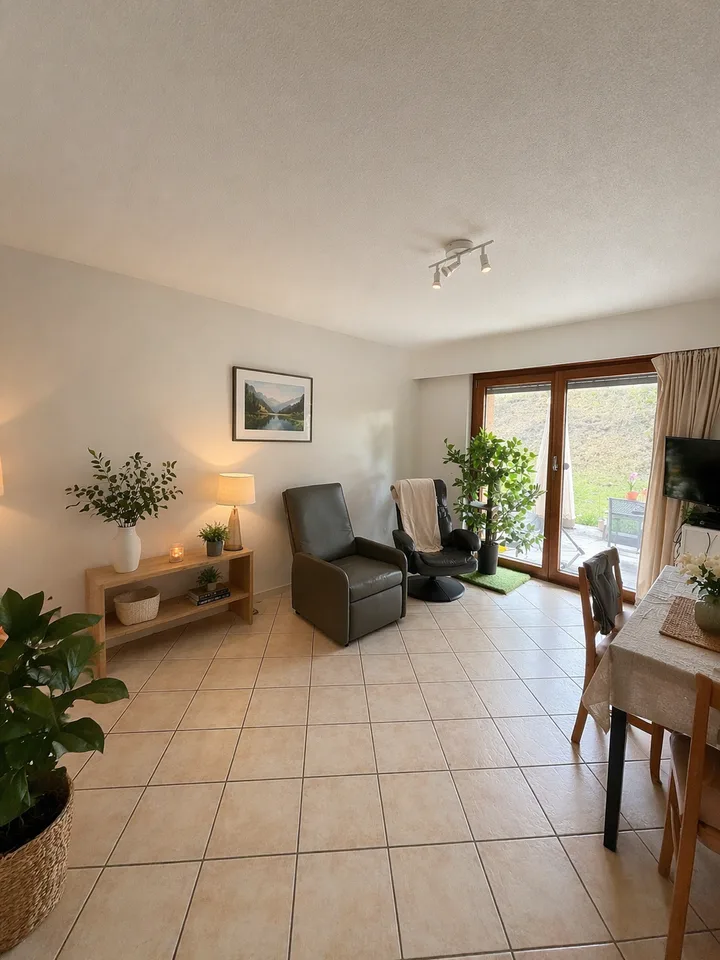 2 Studios renoviert in Vercorin | Ideale Investition