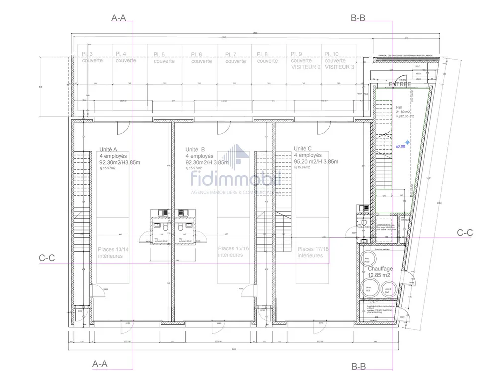 Modulare Gewerbeflächen, Büro- und Handwerksflächen