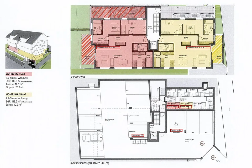 3.5-Room Owner-Occupied Apartment with Seating Area – photo 10 of 11