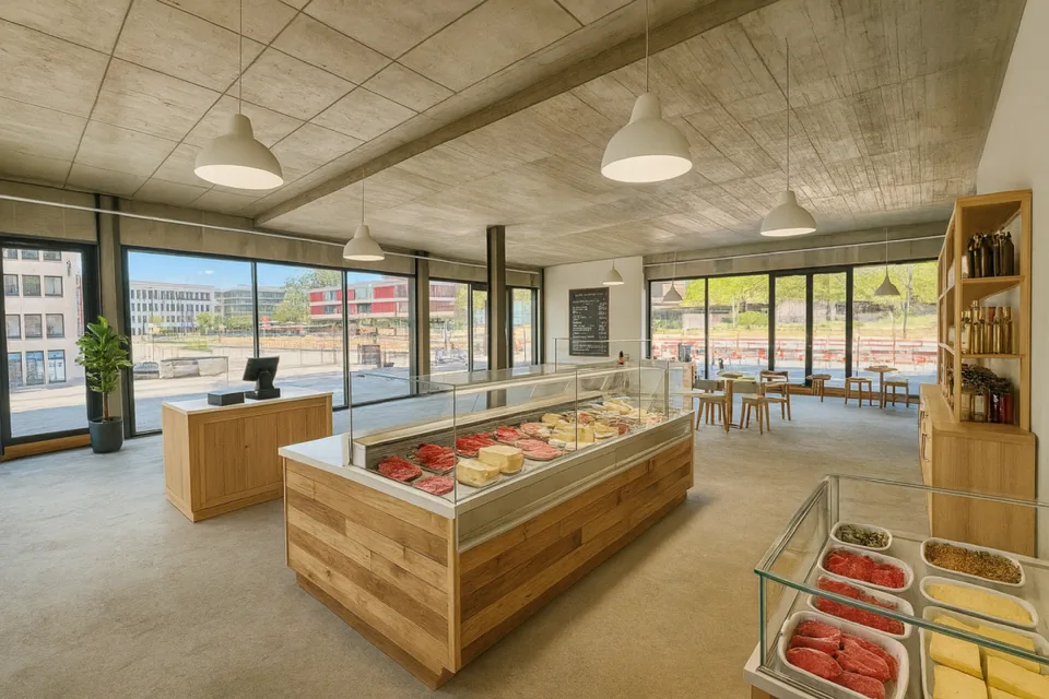 Commercio, bar/ristorante o Cross-Fit con terrazza in affitto a Renens