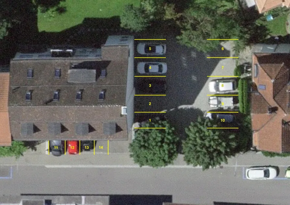 Parkplatz Nähe Kreuzbleiche St. Gallen