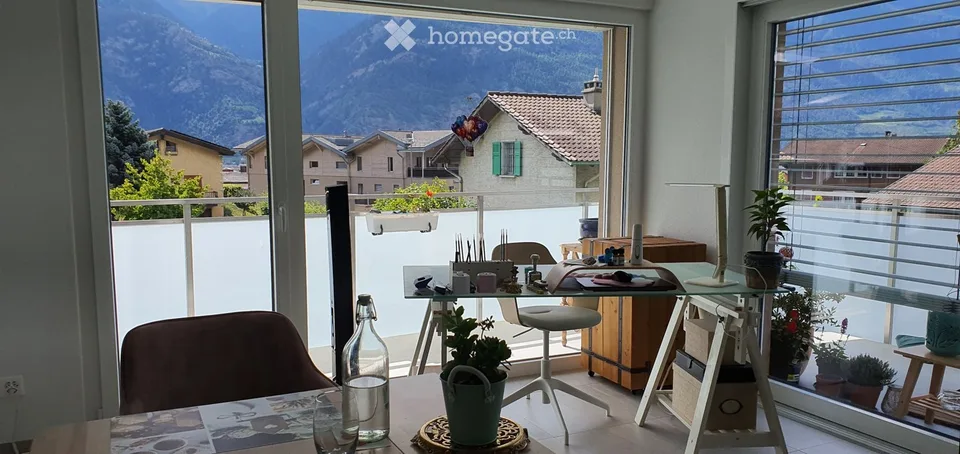 À reprendre : charmant 2.5 pièces très lumineux - Valais