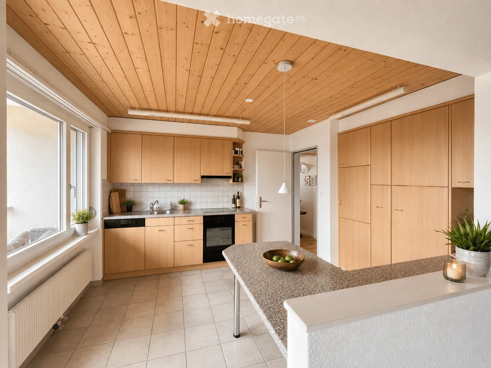 Vivere con una panoramica – appartamento spazioso di 5½ locali a Rieden SG