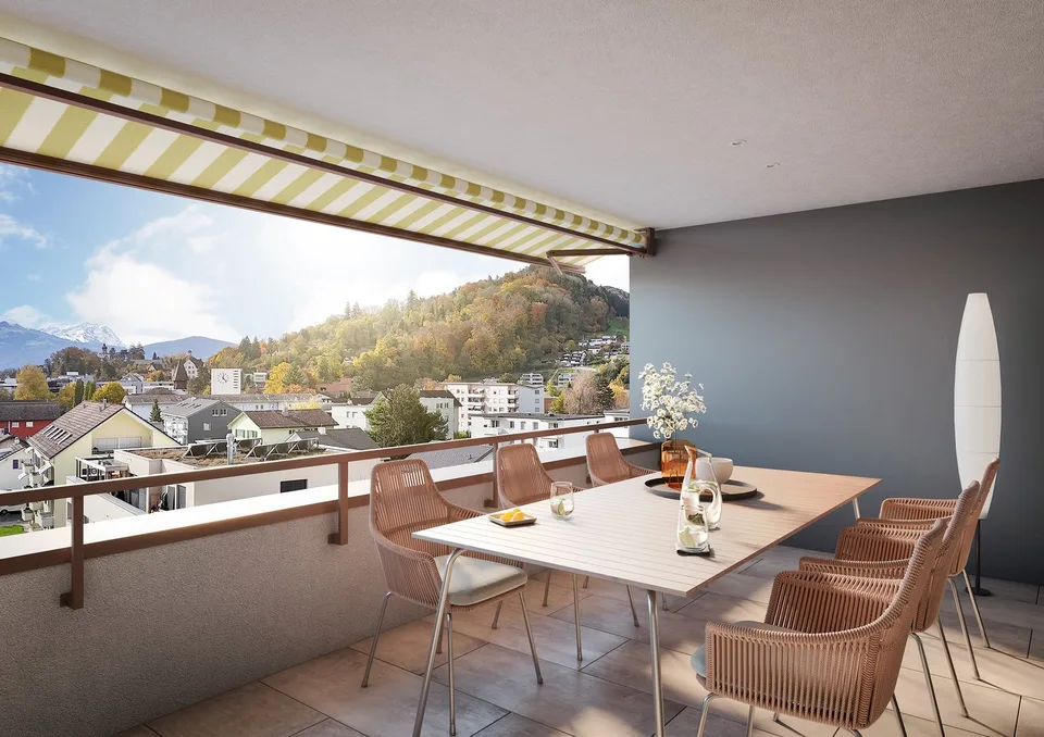 Costruzione nuova - Appartamenti moderni 2,5 locali con balcone a Heerbrugg