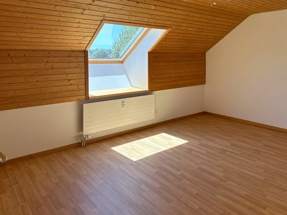 Appartement de mansarde rénové 4 1/2 pièces avec galerie