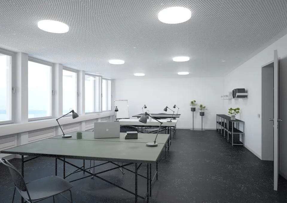 Bureau prêt à être occupé - Hammerspaces