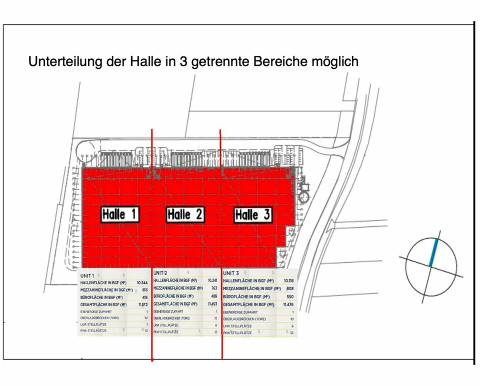 Deutschland - Neubau "Logistikpark "Nohra" in Thüringen bei Erfurth gelegen Kopie