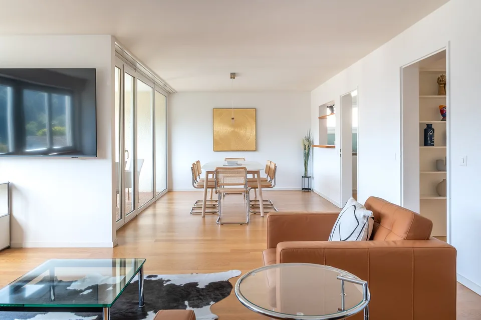 Modern 4.5-room apartment with mountain and lake view in Lucerne