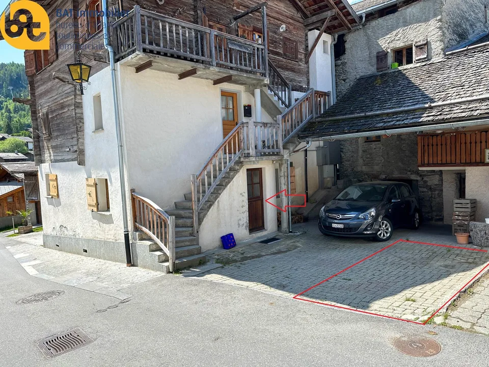 Location vacances - Appartement 2 pièces rénové au centre de Vercorin