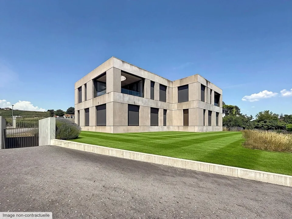Moderne Villa in den Höhen von Morges