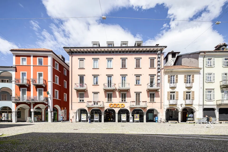 In vista della Piazza Grande, Locarno