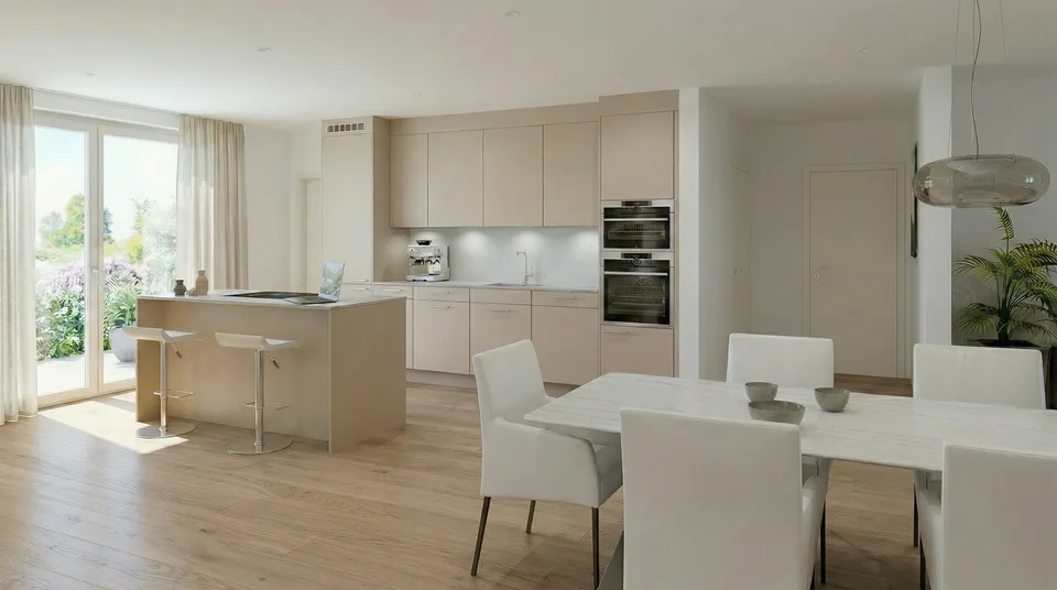 1. Vermietung - Neubauwohnung 4.5-Zimmer mit Balkon & Gartensitzplatz