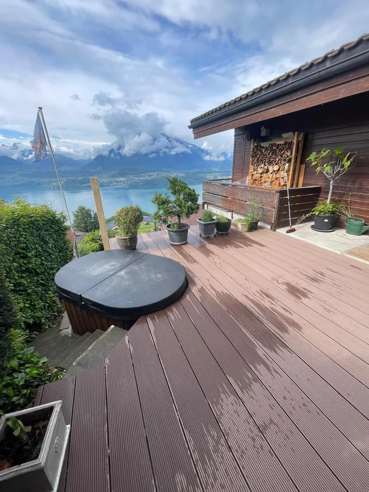 3 ZIMMER-HAUS IN TSCHINGEL OB GUNTEN (BE), MÖBLIERT, TEMPORÄR