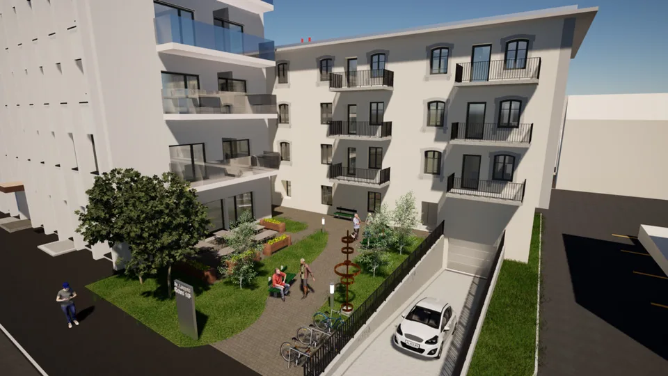 Appartement avec encadrement 2.5 pièces avec balcon