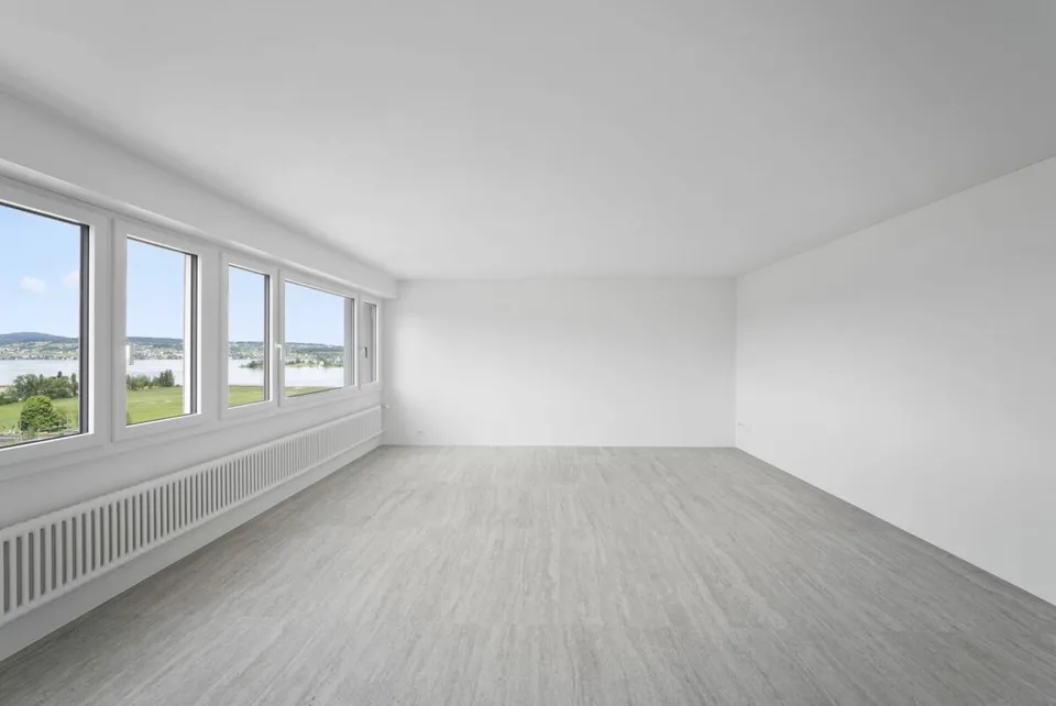 5.5 room penthouse apartment with breathtaking mountain and lake views