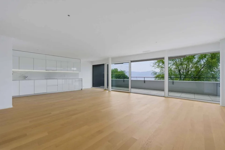 Appartement neuf de standing - 4.5 pièces en angle avec balcon de 76m² - Vue lac