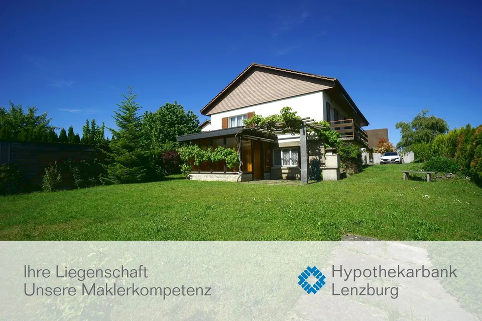 Gemütliches 6.5-Zimmer-Einfamilienhaus an sonniger Lage mit Aus- und Umbaupotenzial