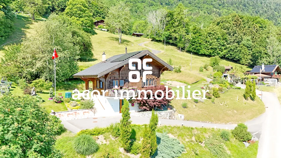 Un chalet de charme de 5,5 pièces entre nature et sérénité