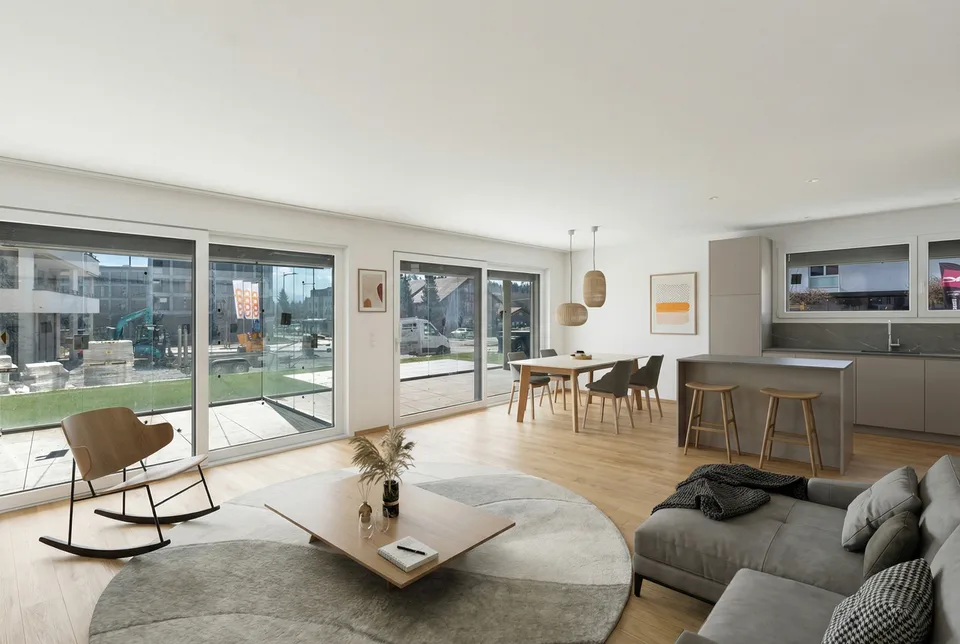 Appartement de 4,5 pièces au rez-de-chaussée - avec terrasse et jardin
