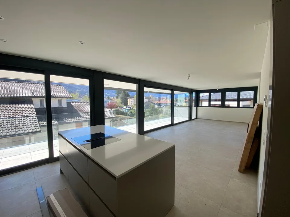 Moderne Wohnung mit Terrasse in Giubiasco