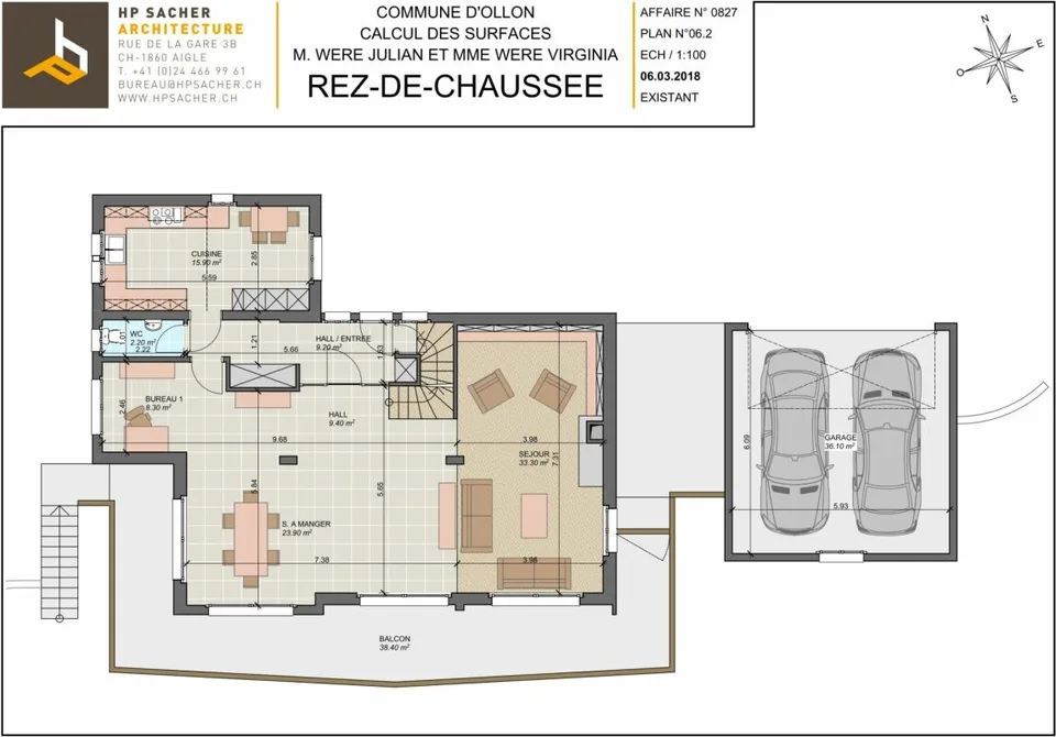 Chalet de 3 étages au Domaine de la résidence avec vue panoramique sur les Alpes. – photo 28 sur 29