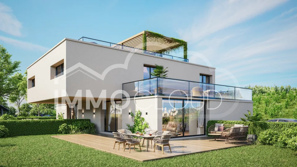 Villa con tetto panoramico - tra vigneti, lago e Riviera