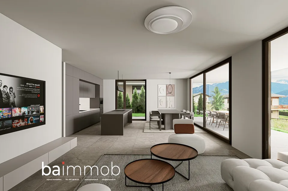 Meraviglioso appartamento di 4,5 locali a Crans-Montana con vista impareggiabile