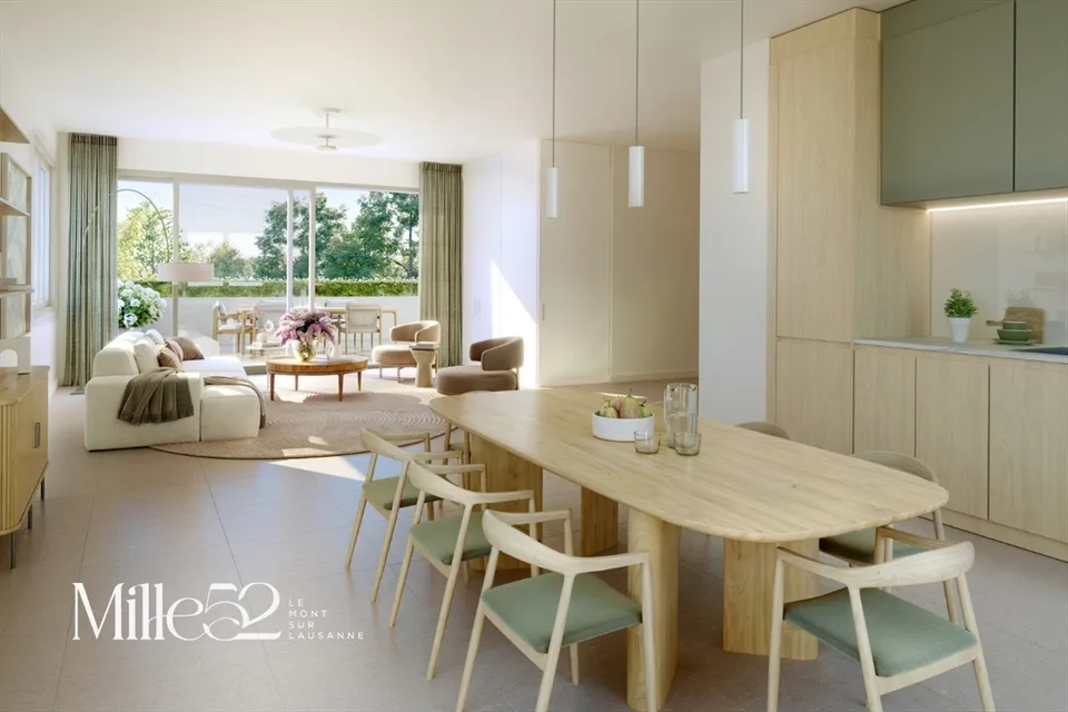 Mille52 - Lot B1-101 - Appartamento di 3.5 locali con balcone al 1° piano