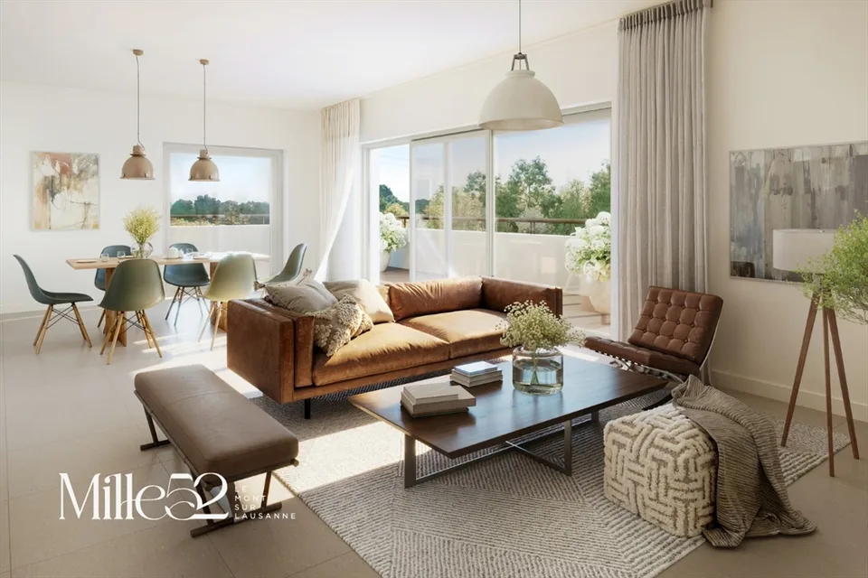 Mille52 - Lot B1-101 - Appartamento di 3.5 locali con balcone al 1° piano