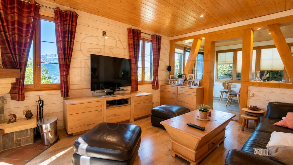 Chalet à Gryon avec studio indépendant, vue sur les montagnes. – foto 6 di 20