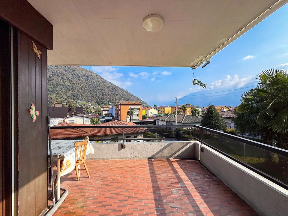 Comodo appartamento di 4.5 locali in zona tranquilla e residenziale a Losone