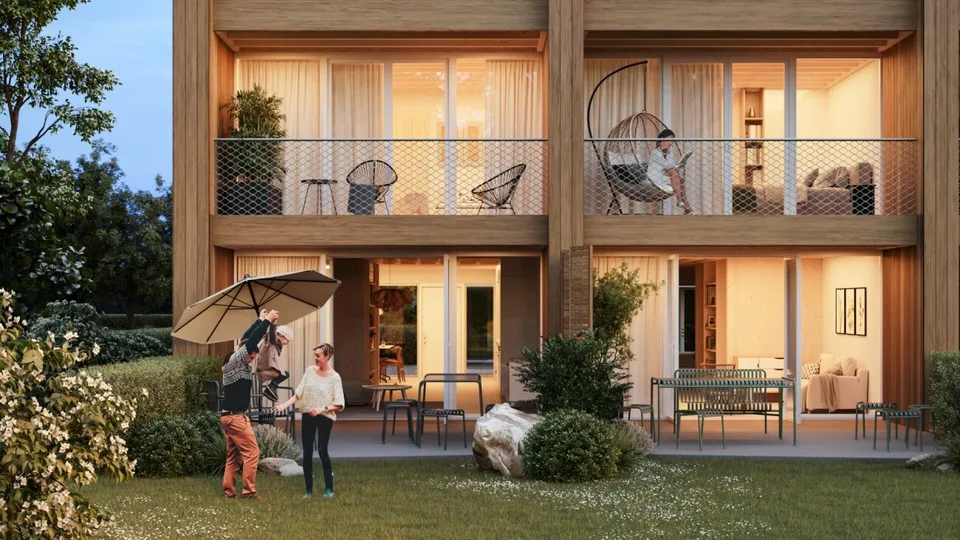 Projet de construction neuve Casa Natura - maisons en rangée de 5,5 pièces