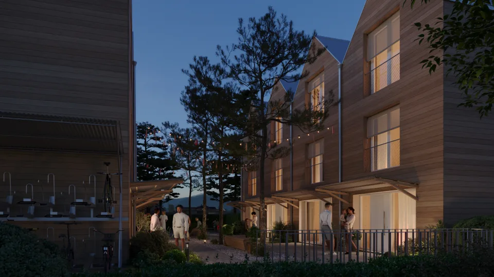Projet de construction neuve Casa Natura - maisons en rangée de 5,5 pièces
