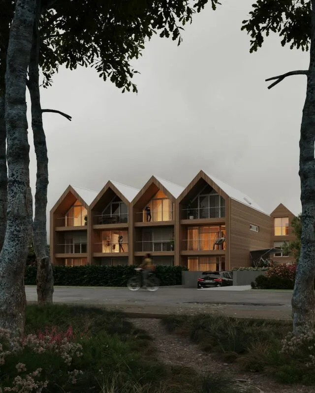 Projet de construction neuve Casa Natura - maisons en rangée de 5,5 pièces