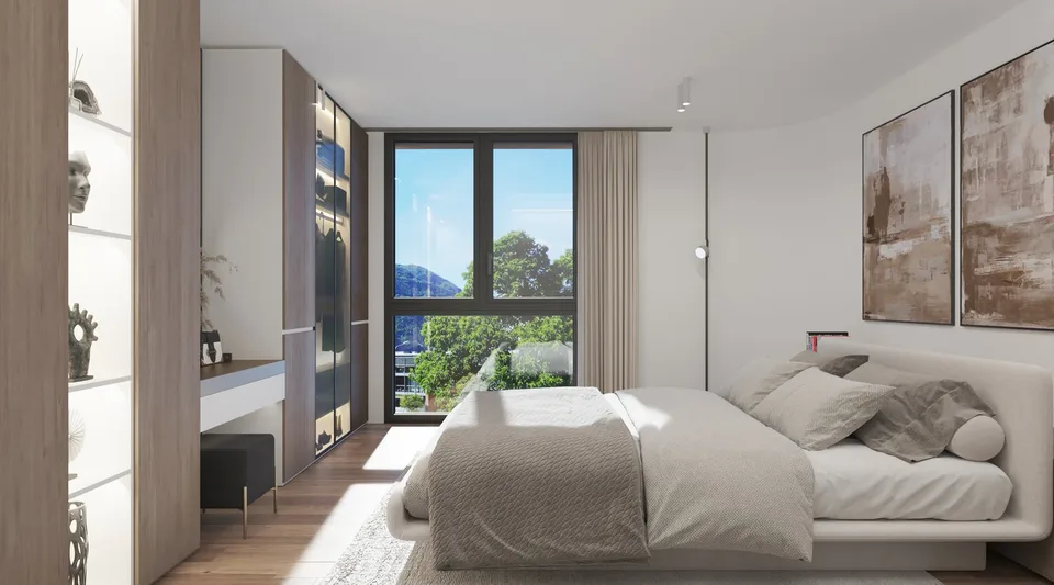 VENDESI A MINUSIO - APPARTAMENTO 3.5 LOCALI CON GIARDINO PRIVATO IN NUOVA COSTRUZIONE – foto 9 di 11
