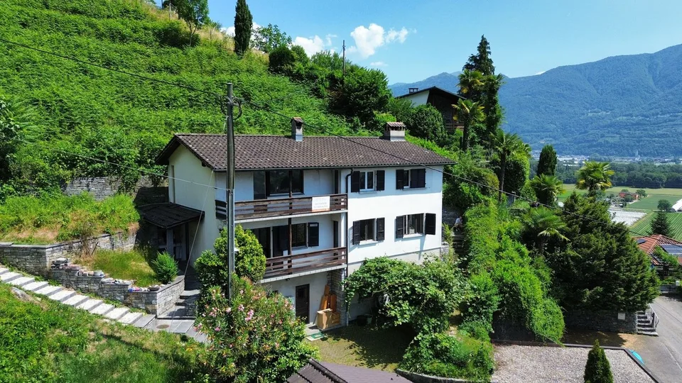 Aussicht, frische Luft und Ruhe in Cugnasco