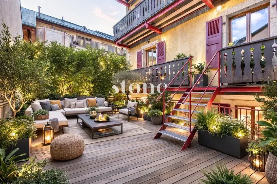 Im Herzen von Eaux-Vives! Superbes Doppelhaus mit Terrasse