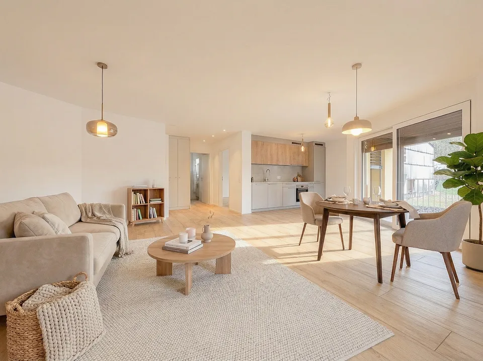 Appt PPE nuovo di 2,5 locali con balcone Campagne Pernod, lotto A4 – foto 6 di 19